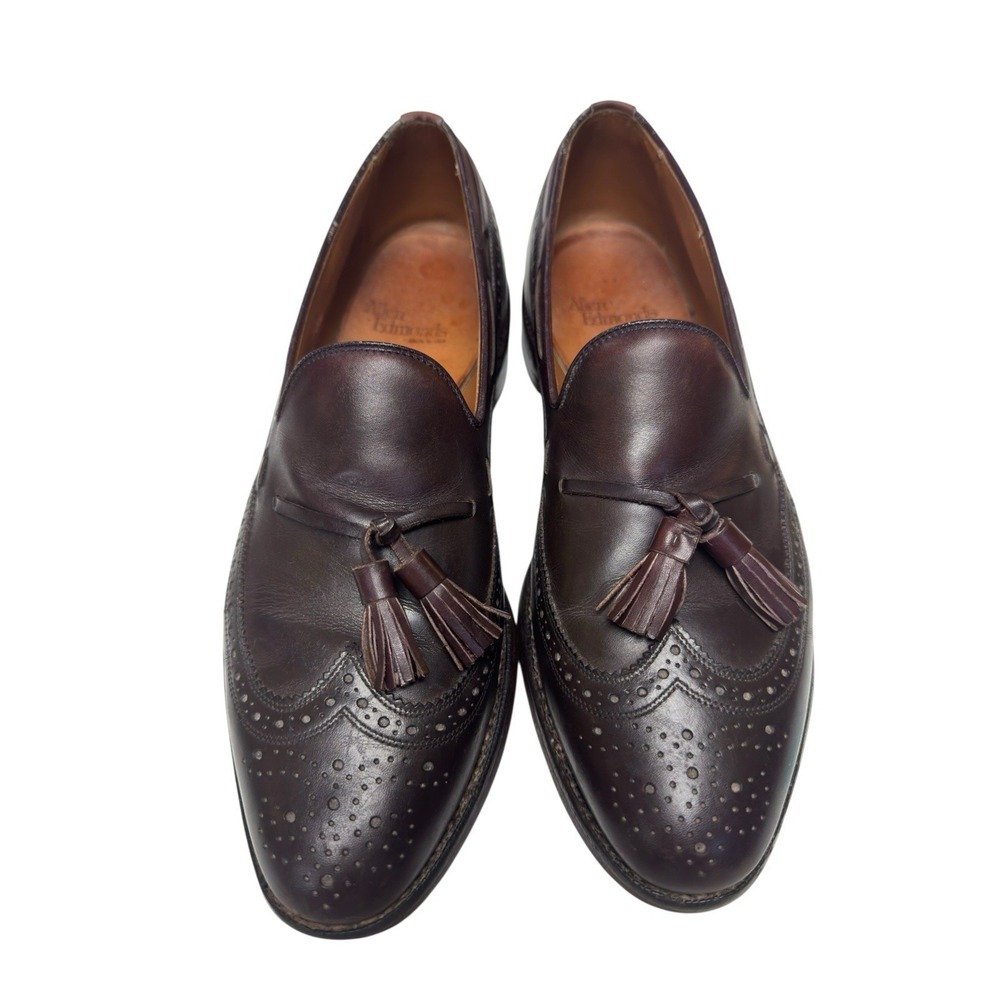 Allen Edmonds Manchester Tassel Loafers Brown 10.5C Leather USA Dress